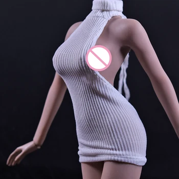 Bk/WT/Siva 1:6 lutka obleko 1/6 Obseg Ženska oblačila Oblačila Seksi Ustavil Pulover Model F 12 Inch JIAOU LUTKA Akcijska Figura Telo
