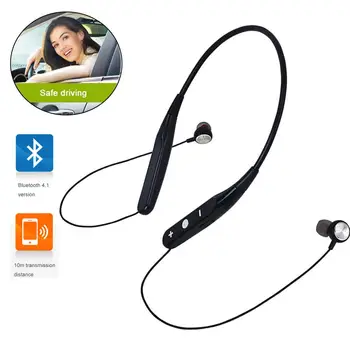 Bluetooth Slušalke, Brezžične Šport Magnetni Slušalke Neckband Slušalke Podpira TF Kartice z Mic za IOS Android mobilnih Telefonov