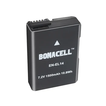 Bonacell 7,2 V 1500mAh Baterij za ponovno Polnjenje za Nikon D3100 D3200 D3300 D5100 D5200 D5300 P7000 P7100 P7700 P7800 L50
