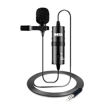 BOYA S-M1 Lavalier Mikrofon Pametni Kondenzator Mikrofon za iPhone 12 11 Max Pro SLR Fotoaparat Video Snemanje Vlog YouTube