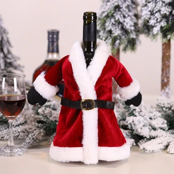 Božič Vina, Steklenico Kritje Vesel Božič Dekor Za Dom 2020 Natalne Noel Božič Namizni Dekor Božič Darilo Srečno Novo Leto 2021