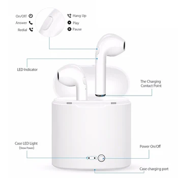 Brezžične Slušalke Za iPhone XR XS Max X 8 7 Plus 6S 6 SE 5 5S Bluetooth Slušalke Slušalke Z Mikrofonom Dvojčka Čepkov 2PCS