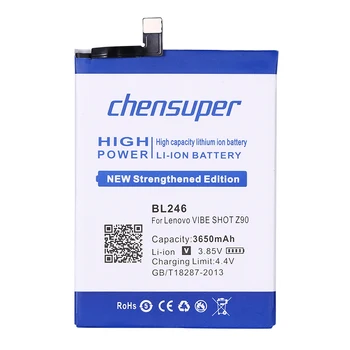 Chensuper 3650mAh BL246 Baterija Za Lenovo VIBE STREL Z90 / Z90-3 / Z90-7