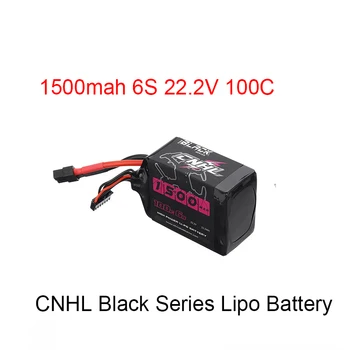 CNHL BLACK SERIES 4S 6S 1300mAh 1500mAh 14.8 V 22.2 V 100C Recharegable Lipo Baterije w/ XT60 Plug za RC FPV Dirke Brnenje RC Deli