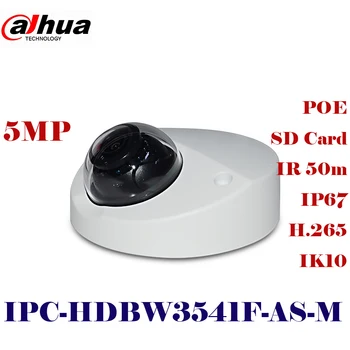 Dahua IPC-HDBW3541F-KOT-M Izvirni IP Kamera 5MP IR 50M IP67 IK10 Vgrajen MIKROFON Reža za Kartico SD H. 265 PoE nadzorna Kamera na Prostem