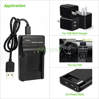 DB-L50 DB-L50A USB Polnilec za SANYO VPC-FH1 VPC-TH1 VPC-WH1 VPC-HD1000 VPC-HD1010 VPC-HD2000 Kamere