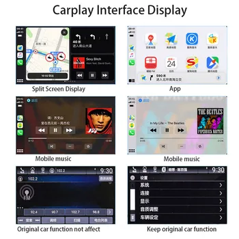 Delo na Najnovejše IOS14 Apple CarPlay Rešitev za BMW MINI Cooper Countryman EVO Nov / USB Bluetooth Android Auto Rekonstrukcija Nadgradnjo