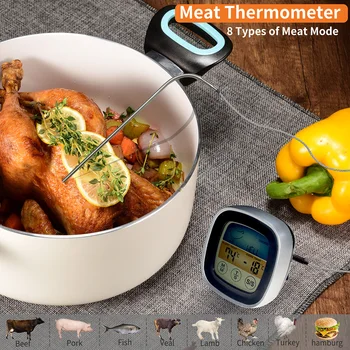 Digitalni BBQ Mesa Termometer s Sondo Kuhanje Kuhinjski Termometer, Elektronski Kuhanje Hrane Termometer Odštevalnik Dropship