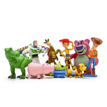 Disney Igrača Zgodba Polno Zbirka Šerif Woody Buzz Lightyear Jessie Hamm Rex, Vitek Pes, G. Krompirja Glavo Lutka Figuric, Da