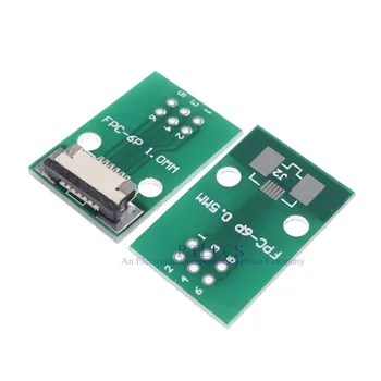 DIY FPC/FFC 6 PIN 1.00 mm igrišču Priključek SMT Adapter za 2.54 mm Prostora 1.00 palčni igrišču skozi luknjo DIP PCB napajalnik, na primer s spajkanjem