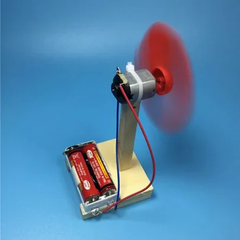 DIY Kit Znanost Eksperiment Elektronski Fan Otroci Izobraževalne niz IZVORNIH fizika Učenje Igrače Tehnologija za Otroke Fant, 8 let
