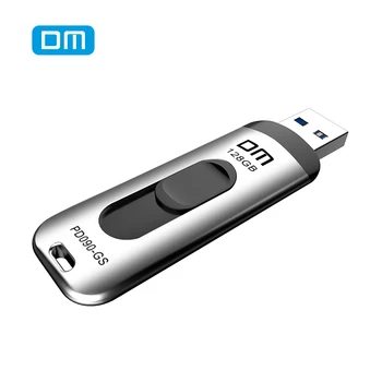 DM Usb flash drive PD090 USB3.0 Bliskovni pogon za visoke hitrosti 16GB 32GB 64GB 128GB 256GB Kovinski hitrosti zapisovanja od 10 MB,-60MB