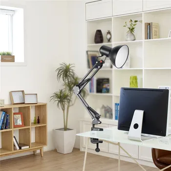 Domov EU NAS Plug Prilagodljiv sučno Objemka Gori Lučka za Office Studio E27/E26 Žarnica Tabela Črno Mizo Svetlobe AC85-265V Led Žarnice Sijalke