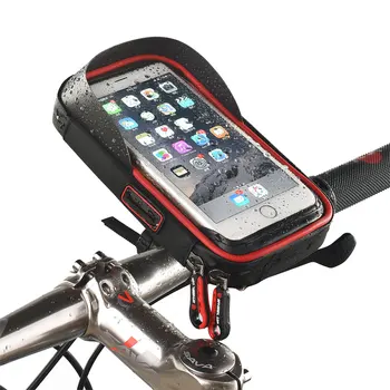 Držalo Univerzalno motorno kolo, Kolo Mobilne podporno Stojalo Nepremočljiva Torba za iphone X 8 S8 S9 GPS Kolesarski Nosilec Krmilo Bag