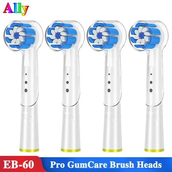 EB60 Pro Gum Care Zamenjava Krtačo Glave Za Braun Oral-B Sensi Ultra Tanek 0.01 mm Mehkih Ščetin Glavo Čisto Gumi toothbrus glave