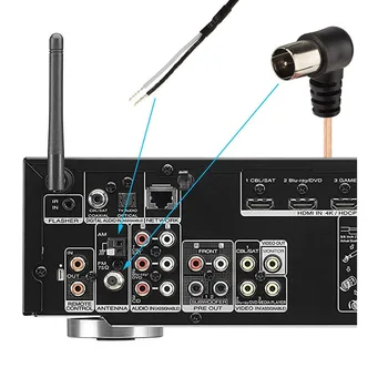 Eightwood FM Dipole Antena za AM Loop Zraka za Denon Pioneer Onkyo Yamaha Marantz AV Avdio Vedio Domači Kino Sprejemnik Sprejemnik
