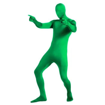 Elastično Telo Zelen Zaslon Bo Ustrezala Videa, Chroma Key Udobno Ozadju Nevidno Učinek Tesno Obleko Obleka, Cosplay Kostumi