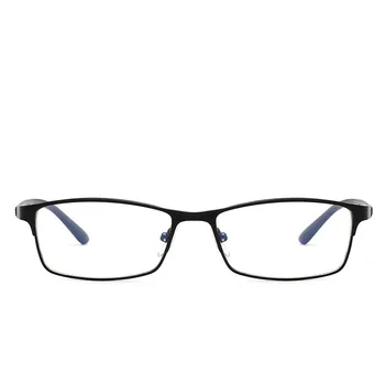 Elbru Ultralahkih Anti-modra Svetloba Kovinski Okvir Kratkovidnost Očala Moških Poslovnih HD Smolo Kratkovidan Dioptrije Očal -1.0 -1.25~6.0