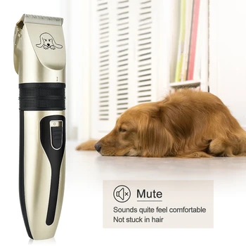 Električni Hišni Pes Clipper Pes Hair Trimmer Komplet za Polnjenje Žival Pes Mačka Low-noise Nego Brivnik Cut Pralni Komplet+Rezervno Rezilo