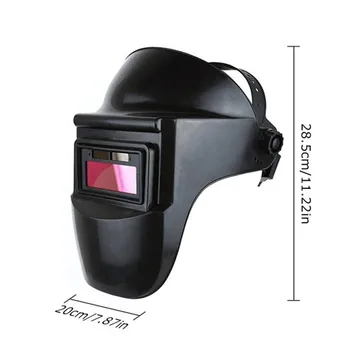 Električno Varjenje Masko Čelada Temnenje Nastavljiv Obseg Varjenje Objektiv za Varjenje