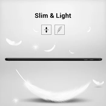 ESR Ohišje za iPad mini 5 Zraka 3 2019 Air3 Ultra Slim Usnje Smart Gume Mehko TPU Nazaj Magnet Cover za iPad 7 7. Gen 10.2 Modra