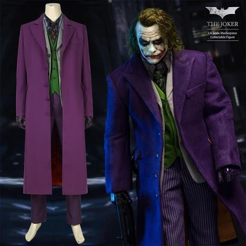 Film Joker Joaquin Phoenix Arthur Fleck Cosplay Kostum, Obleke, Lasulje Halloween Party Uniforme za Odrasle, Otroci Določa