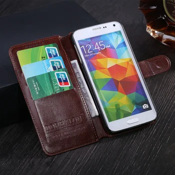 Flip Case Za Samsung Galaxy S5 Mini G800 G800F G800H Telefon Vrečko Knjigo Kritje Denarnice Trde Plastike Telefon Kože Primeru Imetnik Kartice