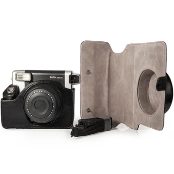 Fujifilm Instax Široko 300 Hitra Kamera Primeru, Kvalitetno PU Usnje Vrečka, 5 Barvah - Roza, Rjava in Črna