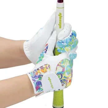 Golf rokavice Ovčje kože ženske Rokavice Levo Desno Roko Dihanje Fantom barve golf rokavice za golf pribor brezplačna dostava