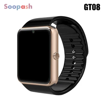 GT08 Smart Watch Ura Podpira TF Kartice Sim Modri Zob Povezovanje Smartwatch Moških ročno uro