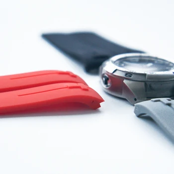 Gume Watchband za Tissot 1853 Watch Traku Športnih Dotik T013420A T047420 T091 Sončne Zapestnica Silikonsko Zapestnico 21 mm Modra Siva