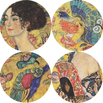 Gustav Klimt, Ki Jih Slike Na Steni Razmnoževanje Portret Adele Bloch Zlati Wall Art Platno Cuadros Slike Za Dnevno Sobo