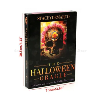 Halloween Oracle Dviganje Tančico med Svetovi Vsako Noč 36 Tarots Kartice Krovom Družini Stranka Igre