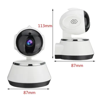 HD 720P Home Security WiFi IP Kamera, Prenosni mini dvosmerni Audio Brezžične Fotoaparat Night Vision CCTV WiFi Kamera Baby Monitor