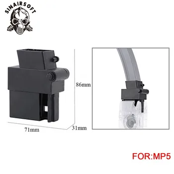 Hitro BB speedloader Adapter Revije Fit MP5 Airsoft Pištolo Pretvornik Za Paintball streljanje Lovski Pribor Brezplačna dostava
