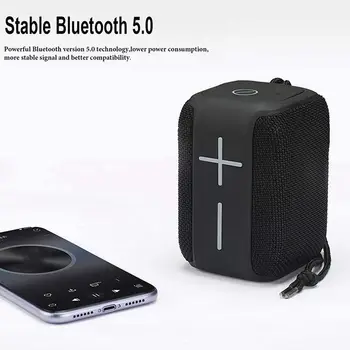 HOPESTAR Bluetooth Prenosni Zvočnik z TWS 5.0 Stereo Nepremočljiva Brezžični Zvočnik za Tuš Pool Party Potovanja