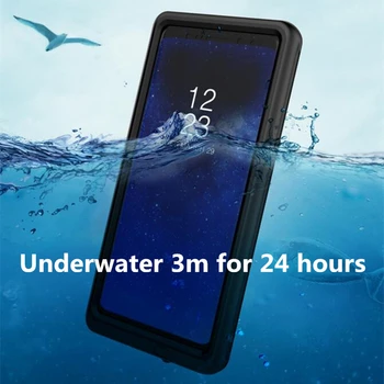 HOTR Opomba 8 Vodotesno Ohišje Podvodnega za Samsung Galaxy Note 8 s8/S8 Plus/s9/S9 Plus Vodotesno Ohišje Pokrov Plavanje Polno Primeru