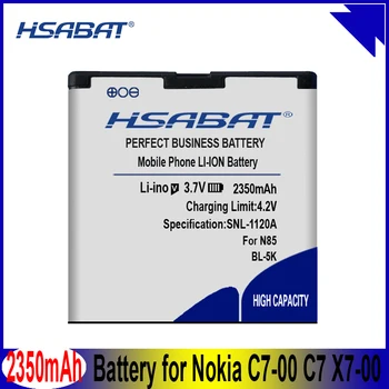 HSABAT 2350mAh BL-5K Baterija za Nokia N85 N86 N87 8MP 701 X7 C7 C7-00 C7 X7-00 2610S T7