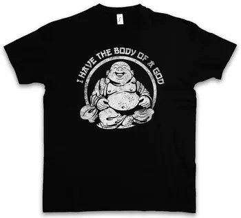 Imam TELESA BOGA, T-SHIRT Zabavno Buda budizem Debel Ponos plus velikost T shirt Vrhovi Poletje Kul Smešno T-Shirt