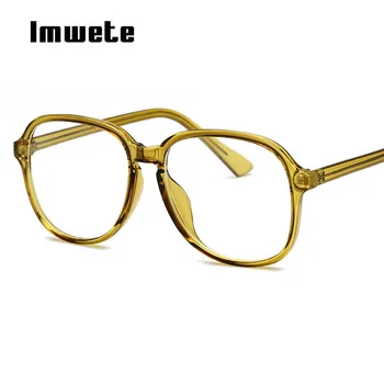 Imwete Classic Clear Stekla okvir Ženske Moški Letnik Sladkarije Barvni Optični Oči očala Okvirji Ženski Pregleden Očala