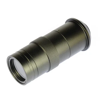 Industrija Mikroskopom Kamero C-mount Objektiv Stekla 8X-130X Povečava Nastavljiv 25 mm Zoom Okularja povečave za celoten zaslon JDH88