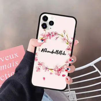 Islamska Muslimanskih Bismillah po Meri Mehko Telefon Primeru Gume za iPhone 11 pro XS MAX 8 7 6 6S Plus X 5S SE 2020 XR primeru