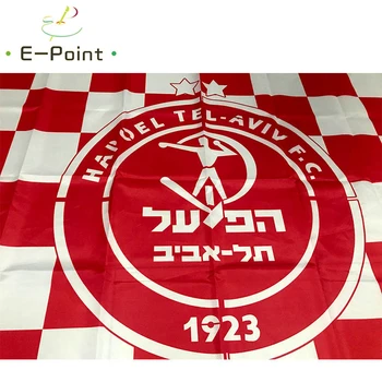 Izrael Hapoel Tel Aviv 3 m*5 m (90*150 cm) Velikost Božični Okraski za Dom Zastava Banner Tip B Darila