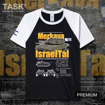 Izrael Merkava MBT Merkava glavni bojni tank vojske fan mens t shirt majica za moške športnih Vrh tees moda za moške obleke poletje