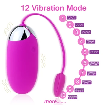 Jajce Vibrator APP pod Nadzorom G Spot Massager z 12 Načinov Vibracij Tiho Osebnih Klitoris Stimulator Spolnih Igrač za Ženske Sexo