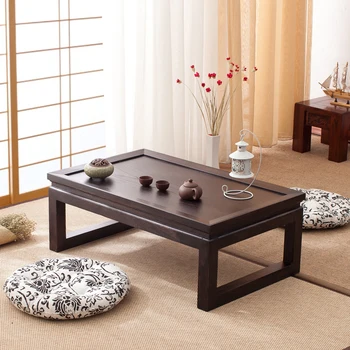 Japonski Tatami Tla Mizice Čaj Mize Domov Dnevna Soba, Pohištvo, Les, Okna Tabela Zaprtih Japonska Šah Mizo