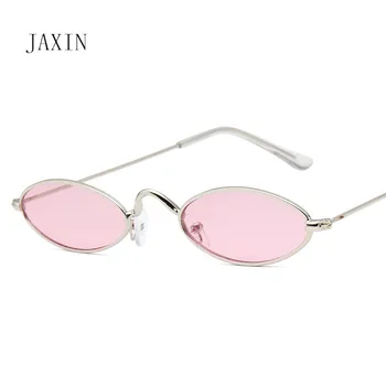 JAXInFashion Mala sončna Očala Ženske trend osebnost kovinski okvir za Očala Moške blagovne znamke design lep divje očala glassesUV400
