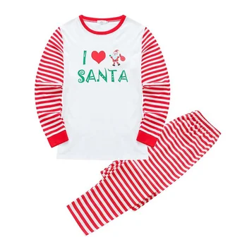 Jesen Zimo Božič Družinski Ujemanja Obleke Starš-Otrok, Oblačila, Hiše, Predalčni Pižamo Otroci Odraslih Oblačila ZDA Zalogi