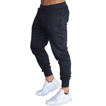 Joggers moških pantalon Trdna sweatpants sivo tanke skinny hlače ropa hombre trenirko hlač telovadnici spodnie dresowe fitnes