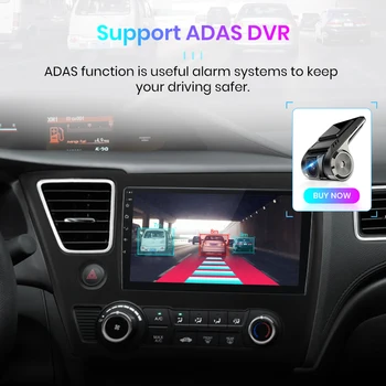 Junsun V1 Android 10.0 DSP CarPlay Avto Radio Multimedijski Predvajalnik Videa, Samodejno Stereo GPS Za Honda Civic 9 2013 - 2016 2 din dvd